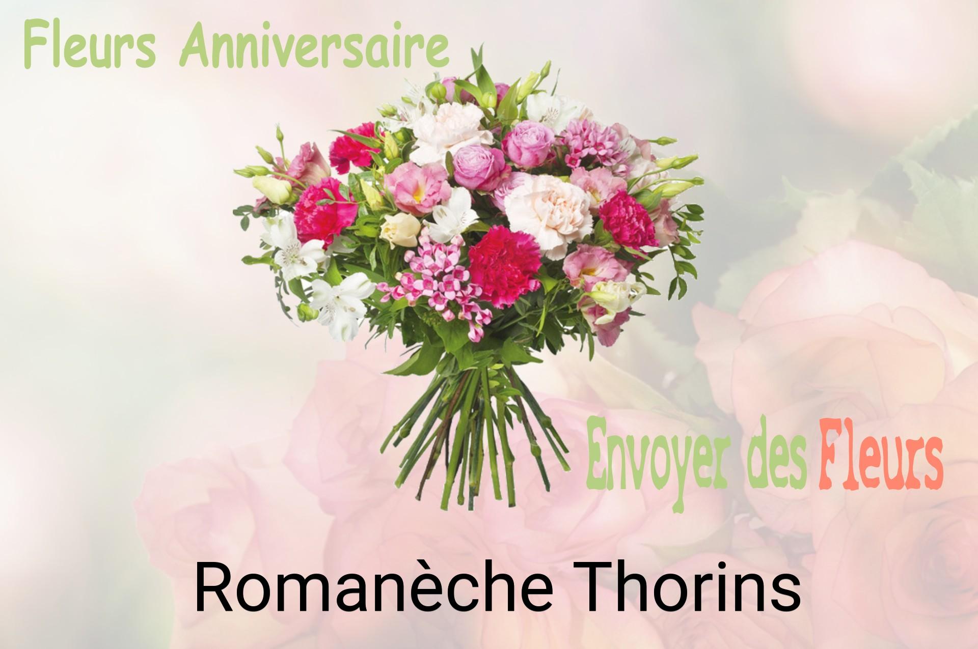 Bouquet de fleurs d’anniversaire livré à Romanèche-Thorins