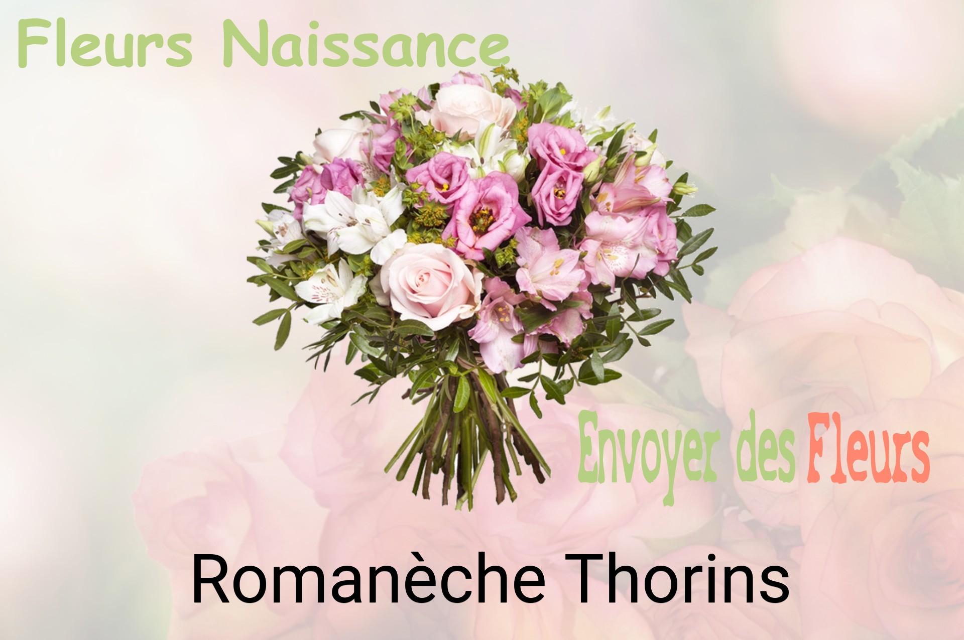 Bouquet de fleurs de naissance livré à Romanèche-Thorins